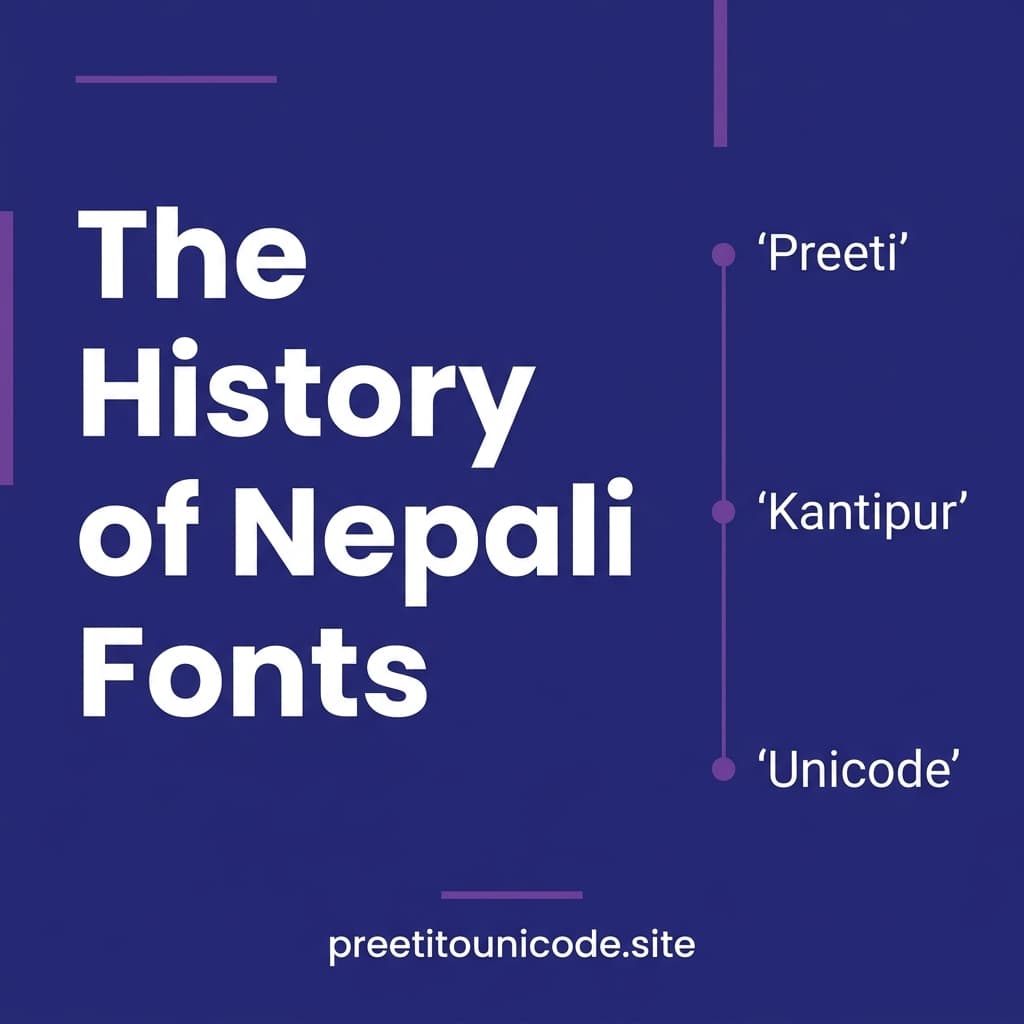The History of Nepali Fonts: From Preeti to Modern Unicode